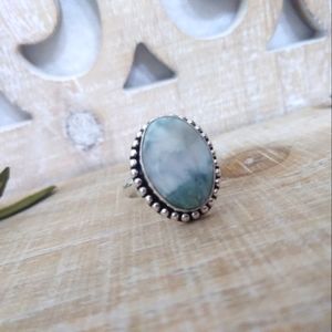 LARIMAR SILVER STONE RING NWOT